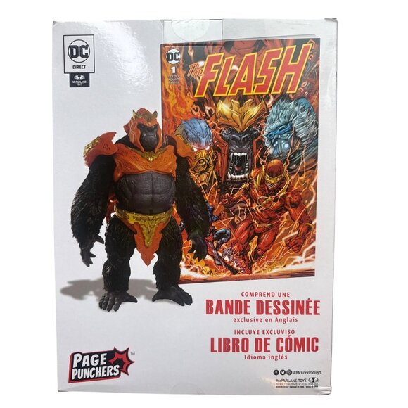 DC Direct Page Punchers Gorilla Grodd Action Figure The Flash Comic McFarlane - Picture 4 of 7